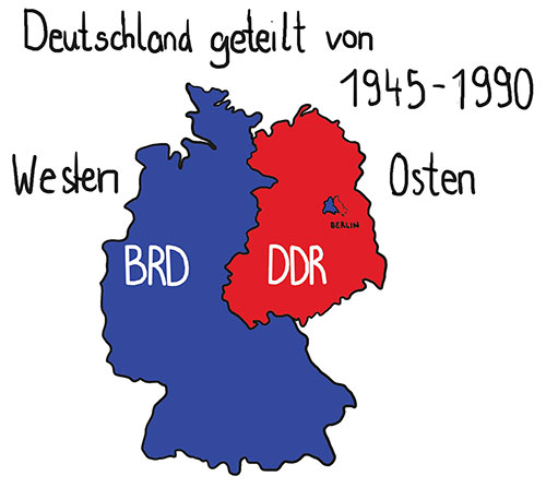 Karte_DDR_BRD_Geteilt Mit dem Rad nach Entenwerder