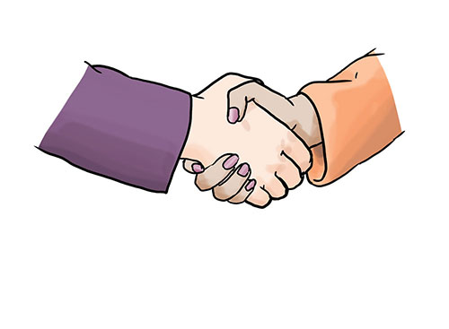 symbol_handshake SUP auf der Alster