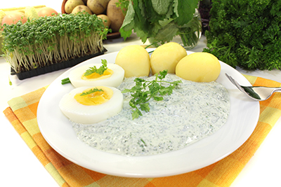 FrankfurterGrüneSoße_Copyright-Marén-Wischnewski- Kartoffeln, Eier und grüne Sauce