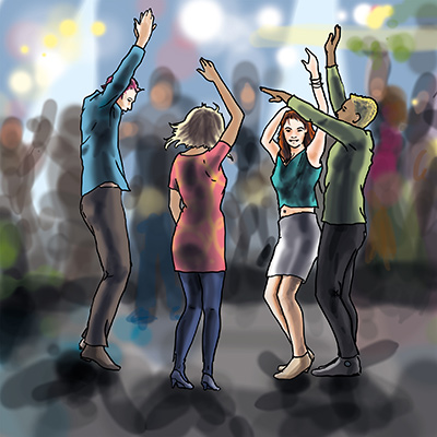 hh_partypeople Markierung eines Ortes auf einer Karte